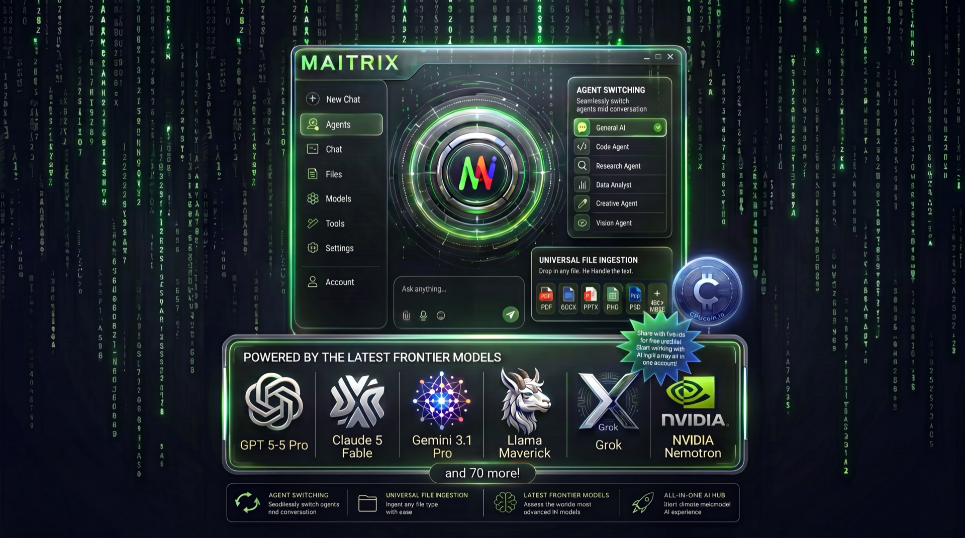 Equilibrium Powers MAITRIX.io With Tweekit-MCP: Enabling Universal Multimodal File Ingestion for Every Frontier AI Model